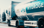 Truck with Hydrogen text